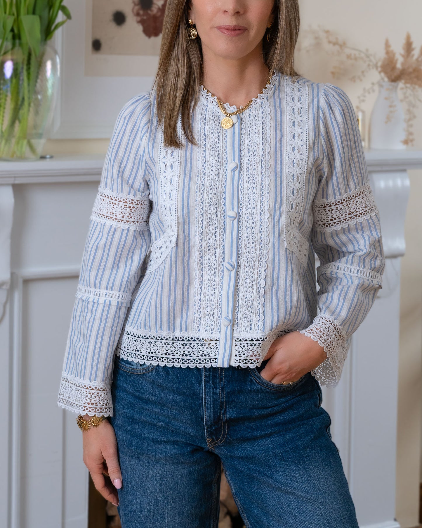 Blue Jade Blouse