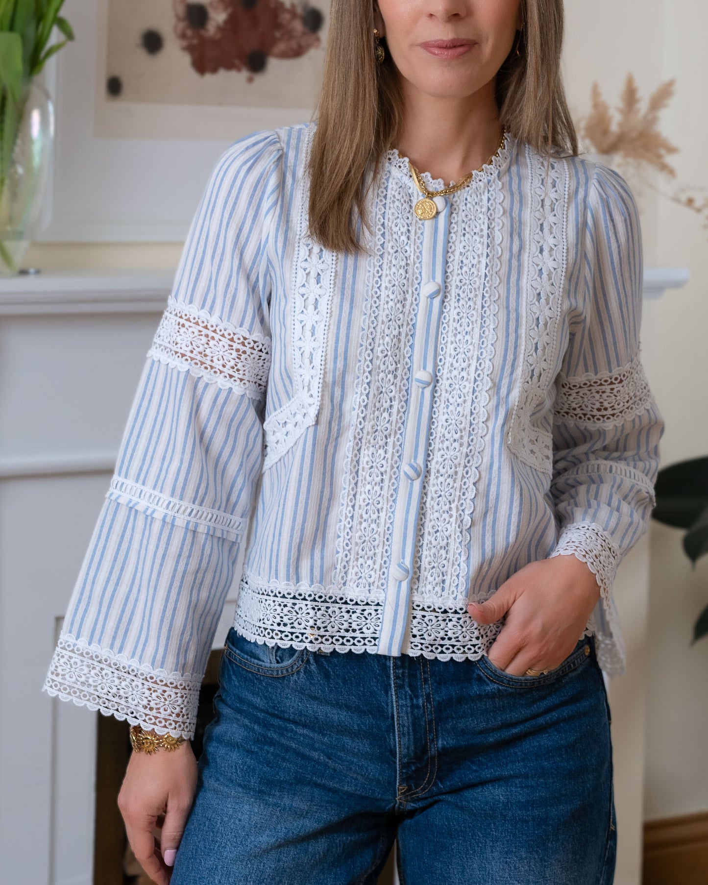 Blue Jade Blouse