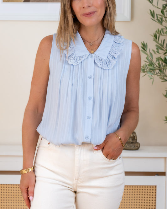 Blue Lorna Blouse