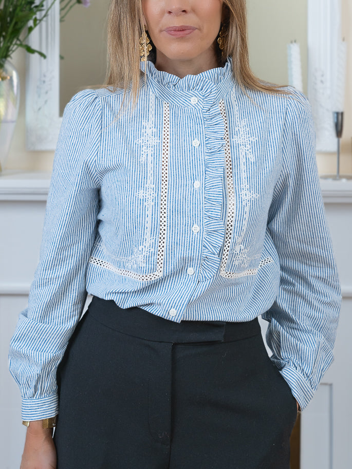 Blue Lysia Blouse