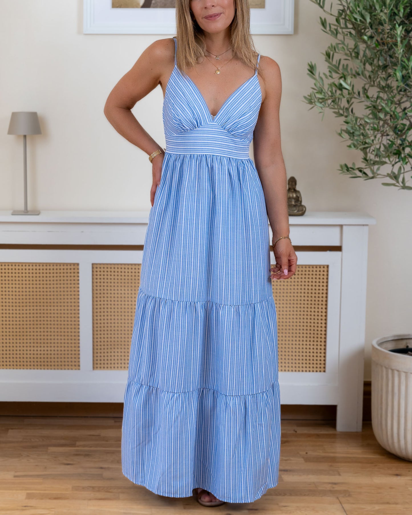 Blue  Milan Dress