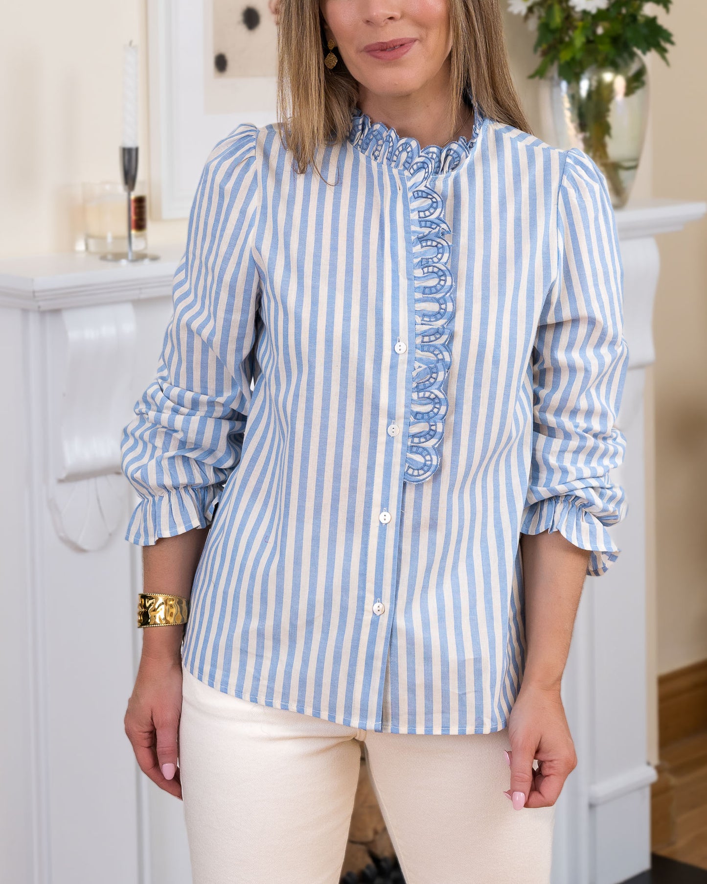 Blue Shell blouse