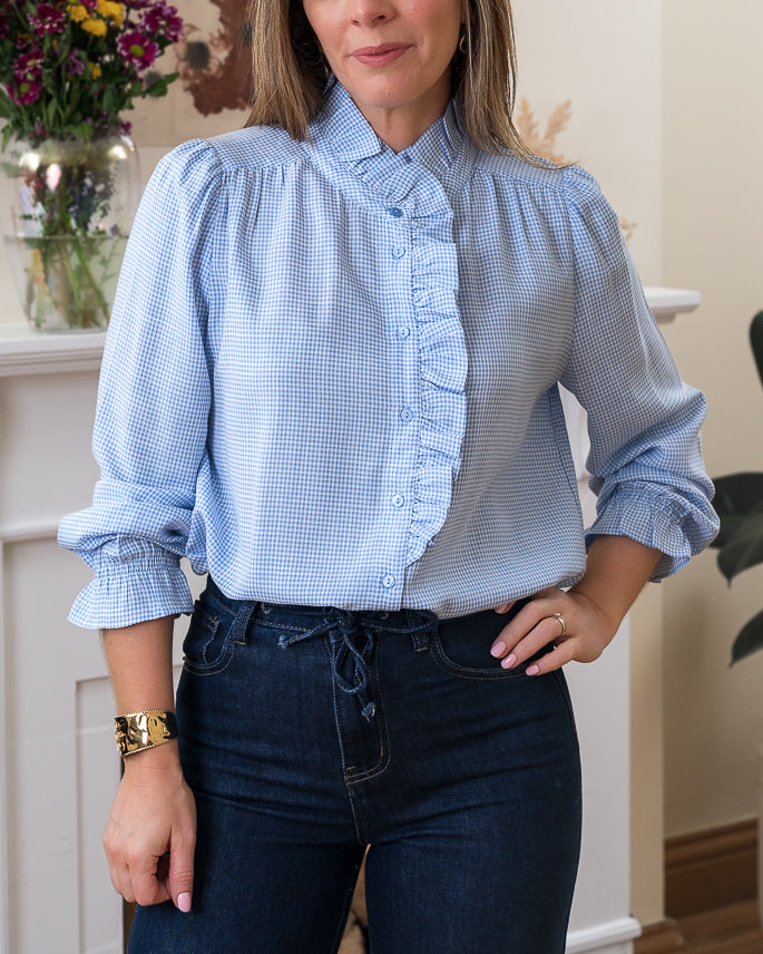 Blue Coline Blouse