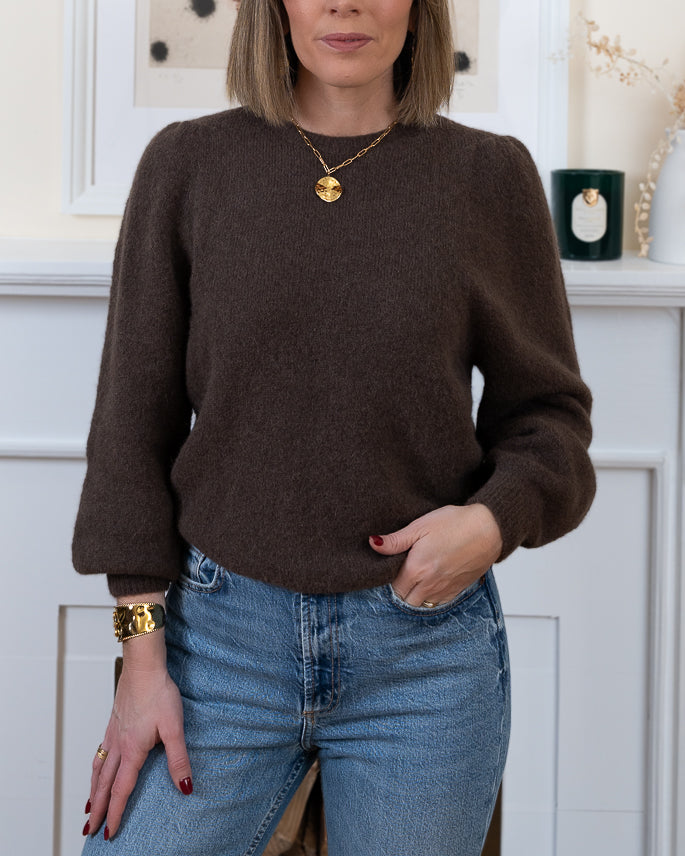Brown Alpaca Jumper