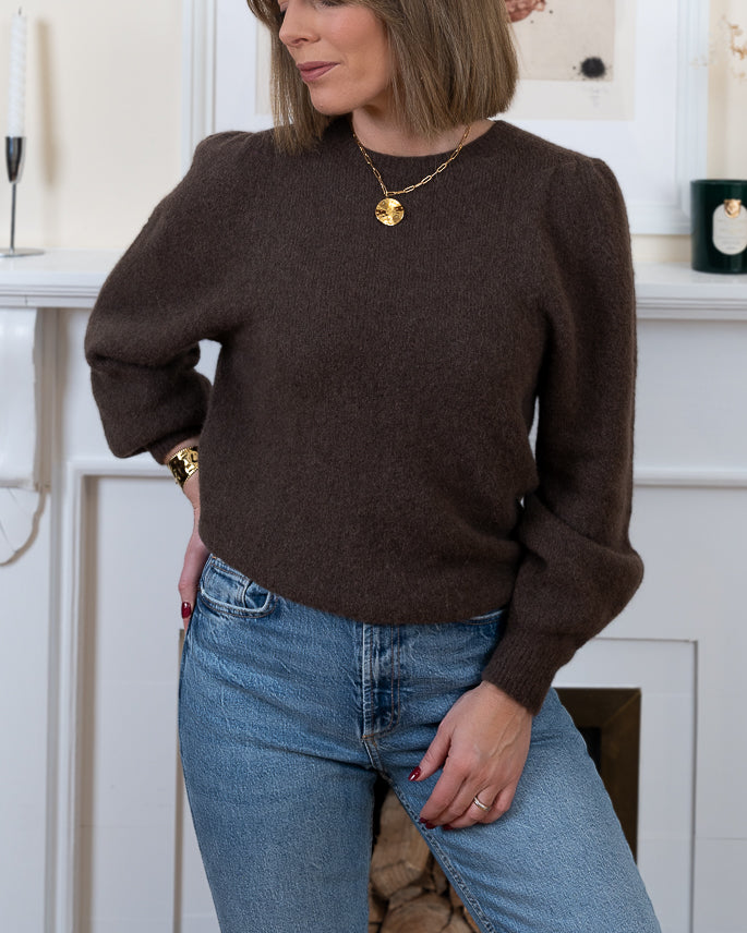 Brown Alpaca Jumper