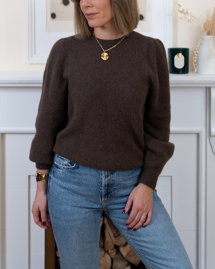 Brown Alpaca Jumper