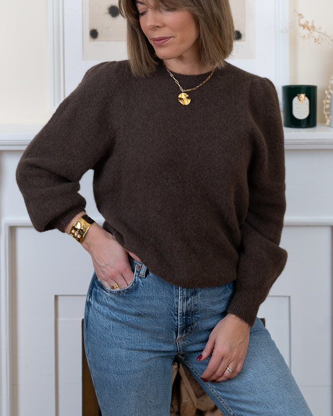 Brown Alpaca Jumper