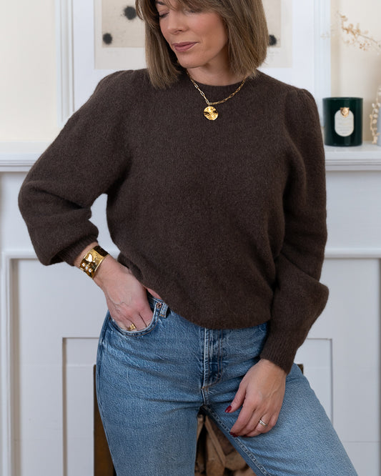 Brown Alpaca Jumper