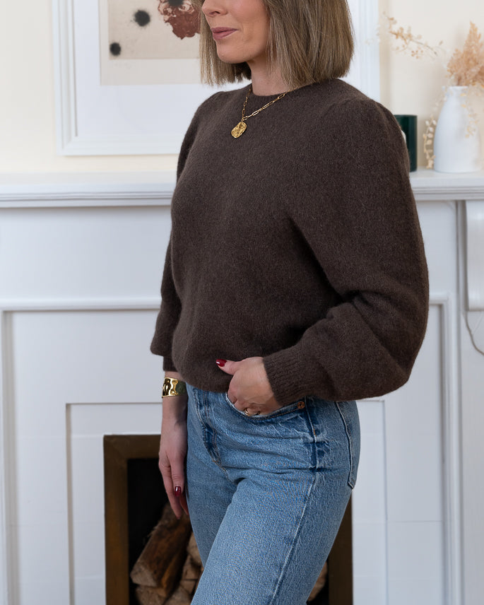 Brown Alpaca Jumper