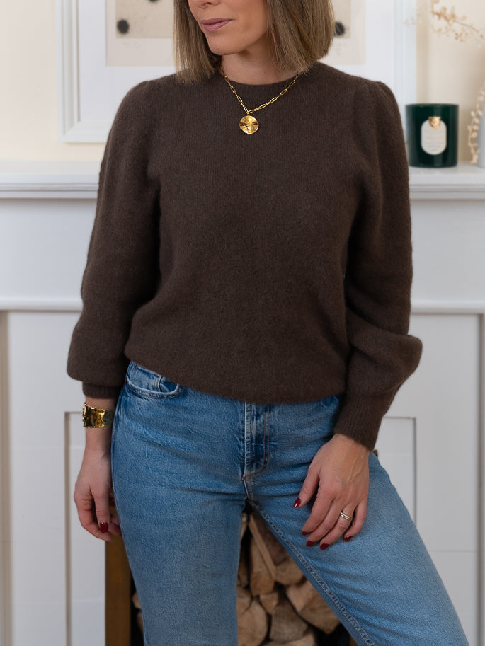 Brown Alpaca Jumper