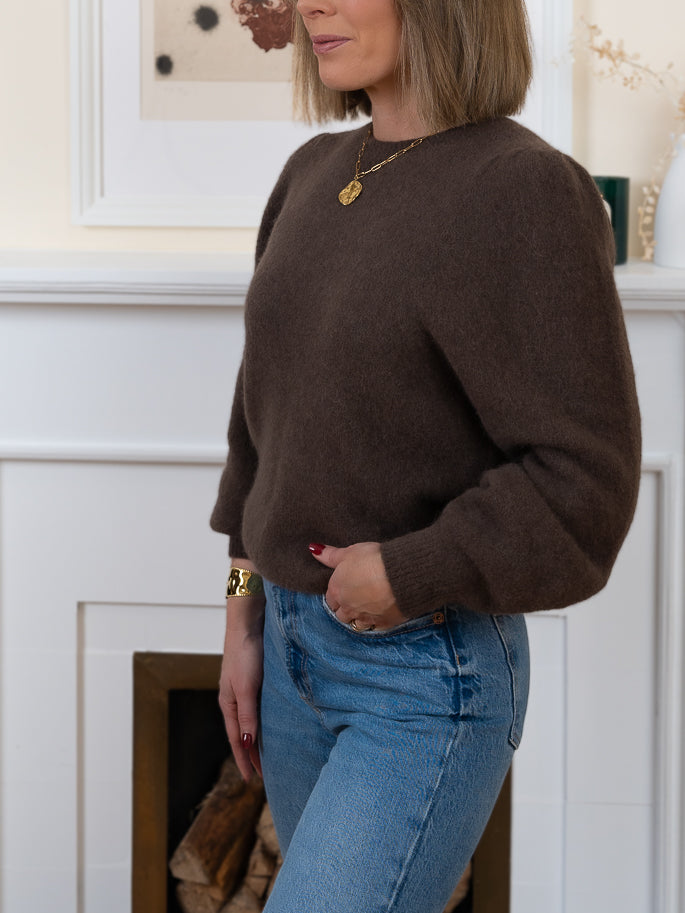 Brown Alpaca Jumper