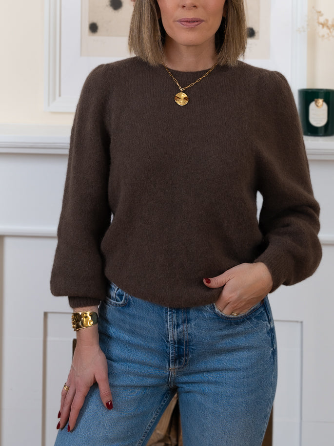 Brown Alpaca Jumper