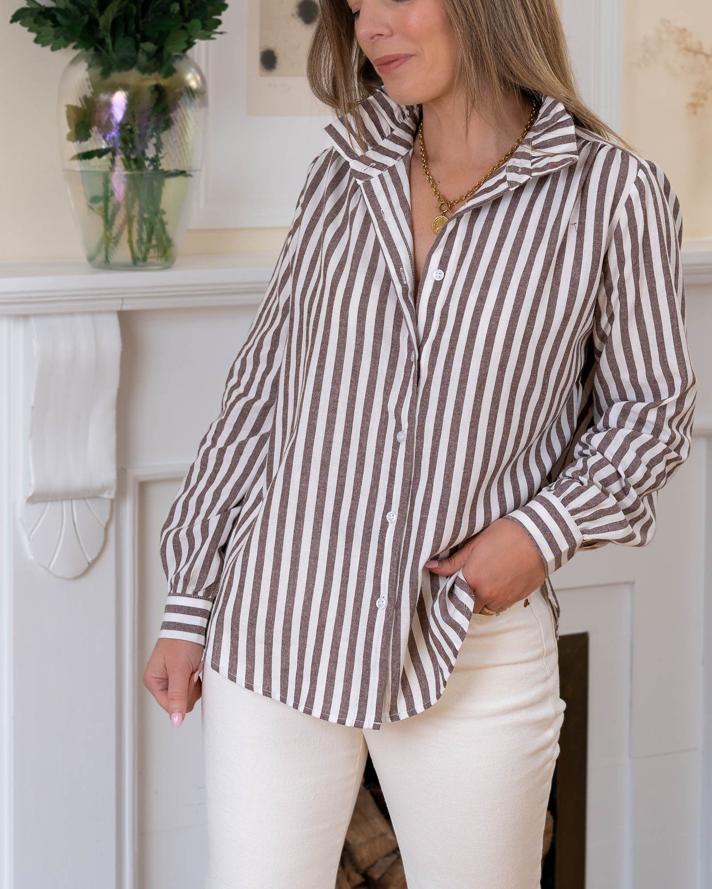 Brown Miranda Blouse