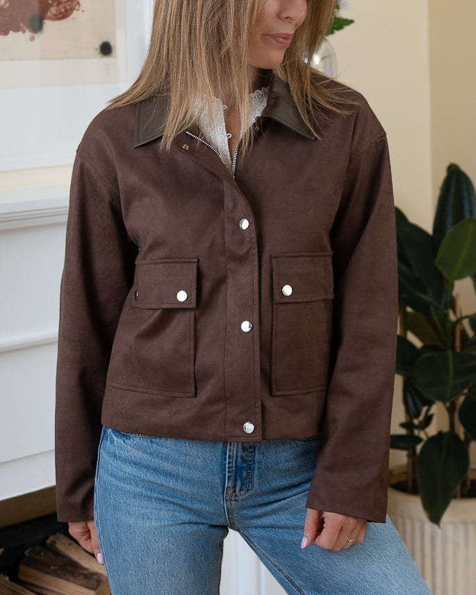 Brown Terry jacket