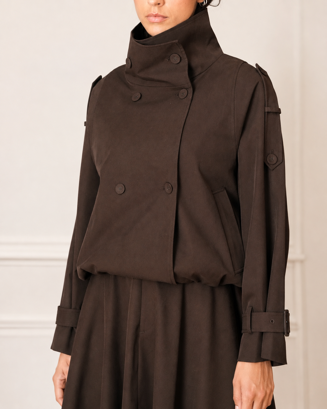 Brown Parma Trench