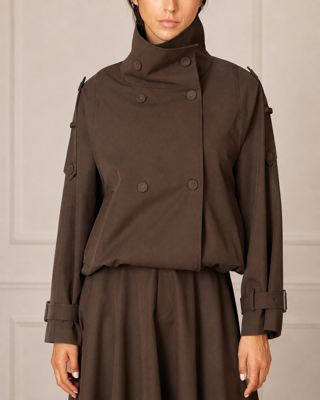 Brown Parma Trench