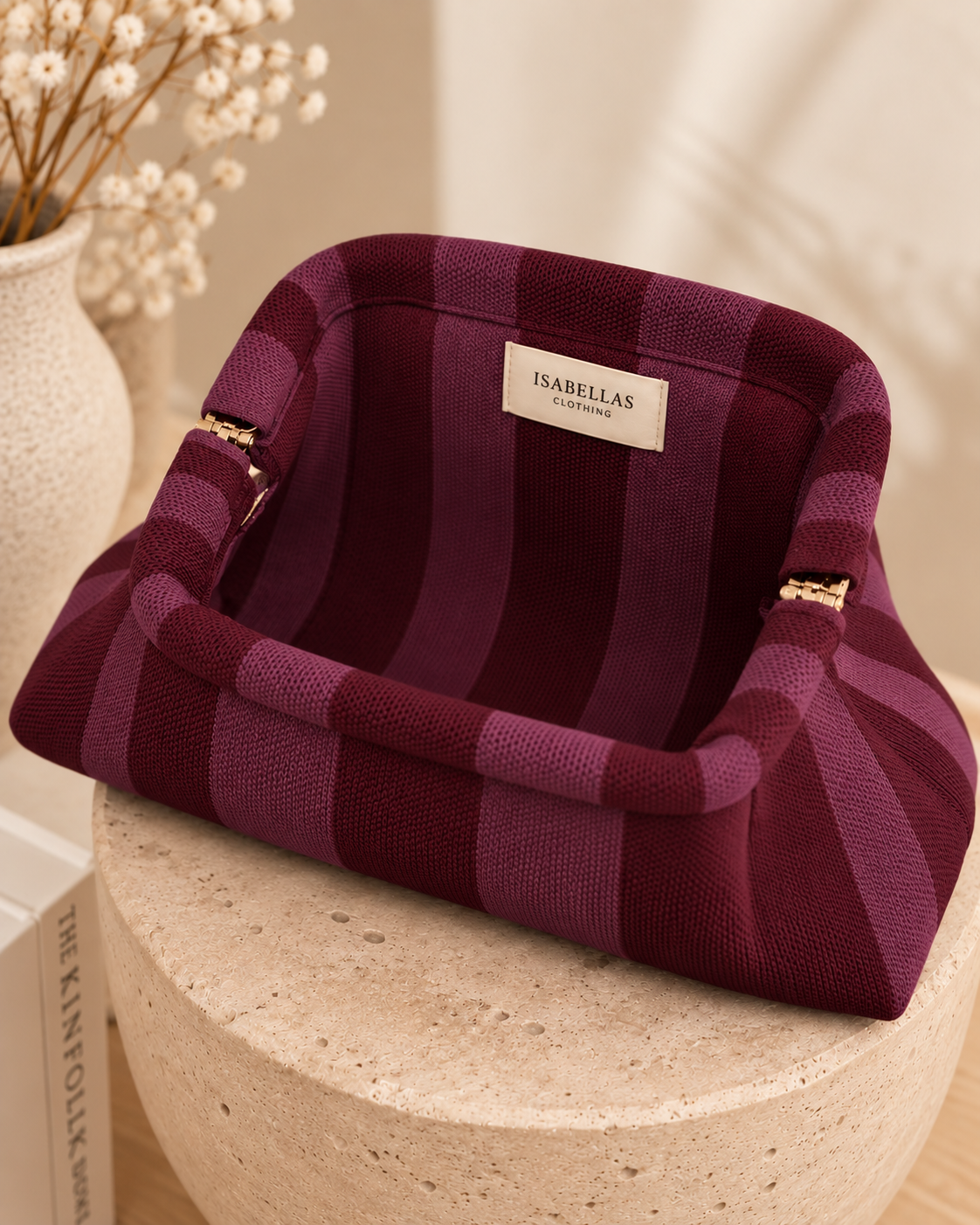 Burgundy Brunna Bag