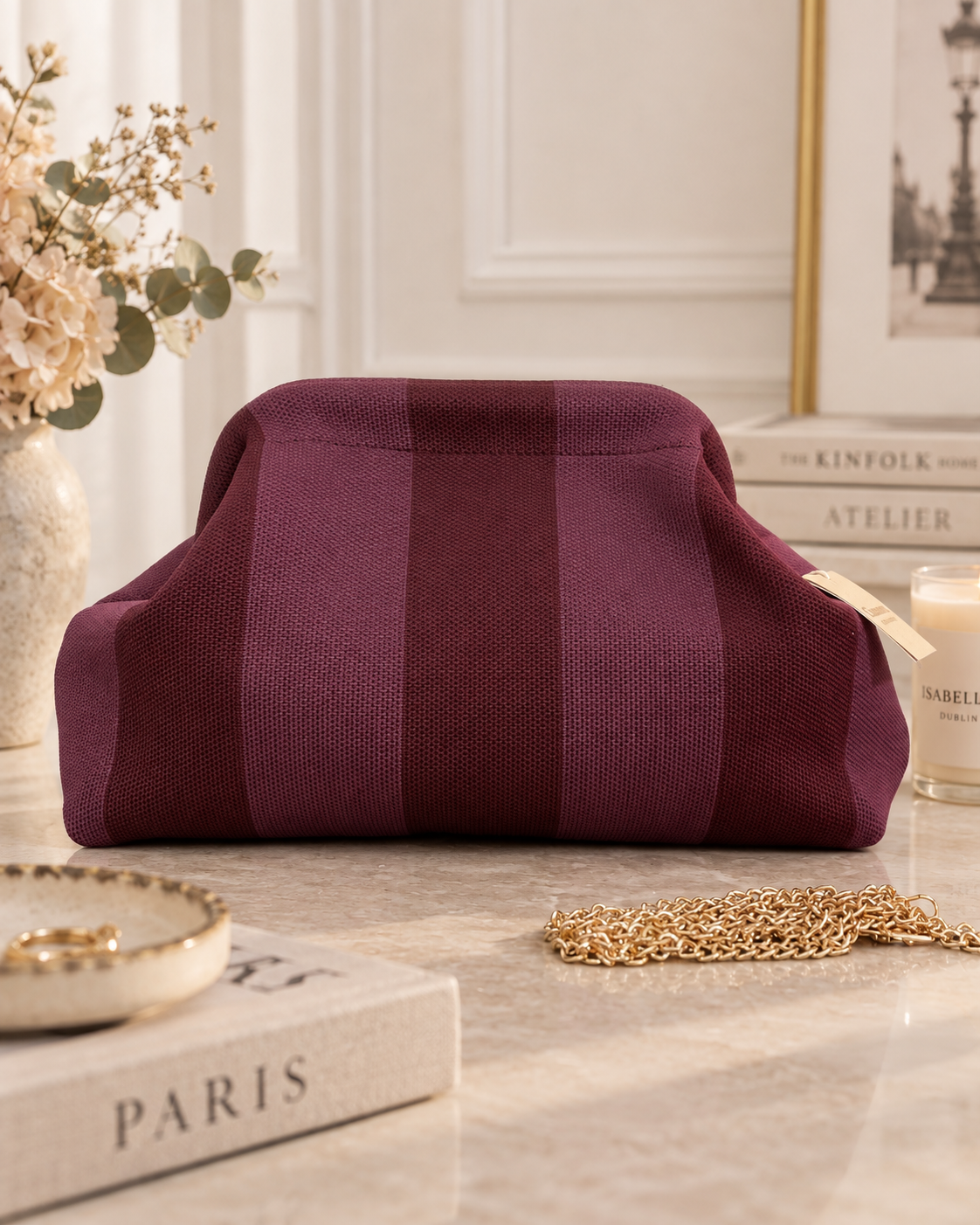 Burgundy Brunna Bag