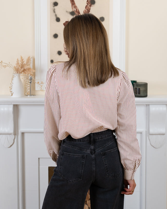 Burgundy Lilia Shirt