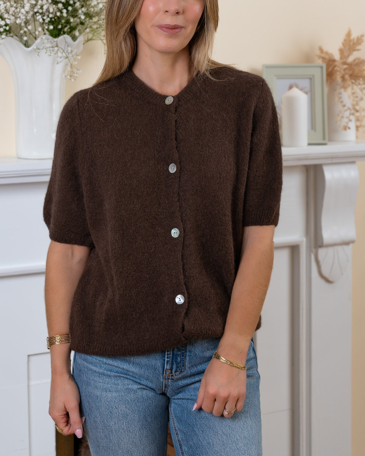 Chocolate Anna Cardigan