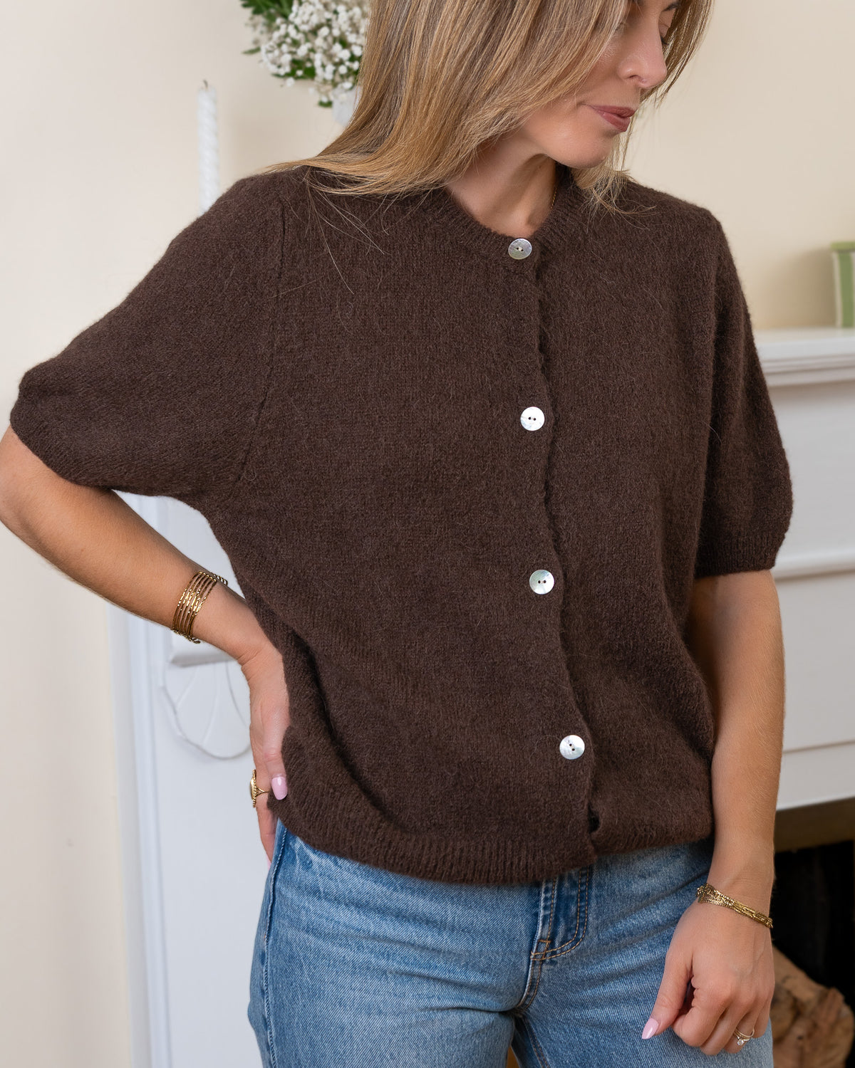Chocolate Anna Cardigan