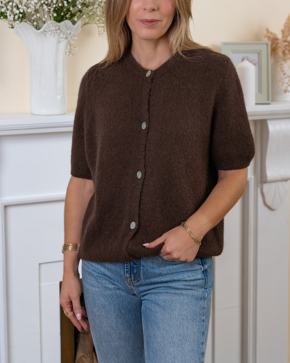 Chocolate Anna Cardigan