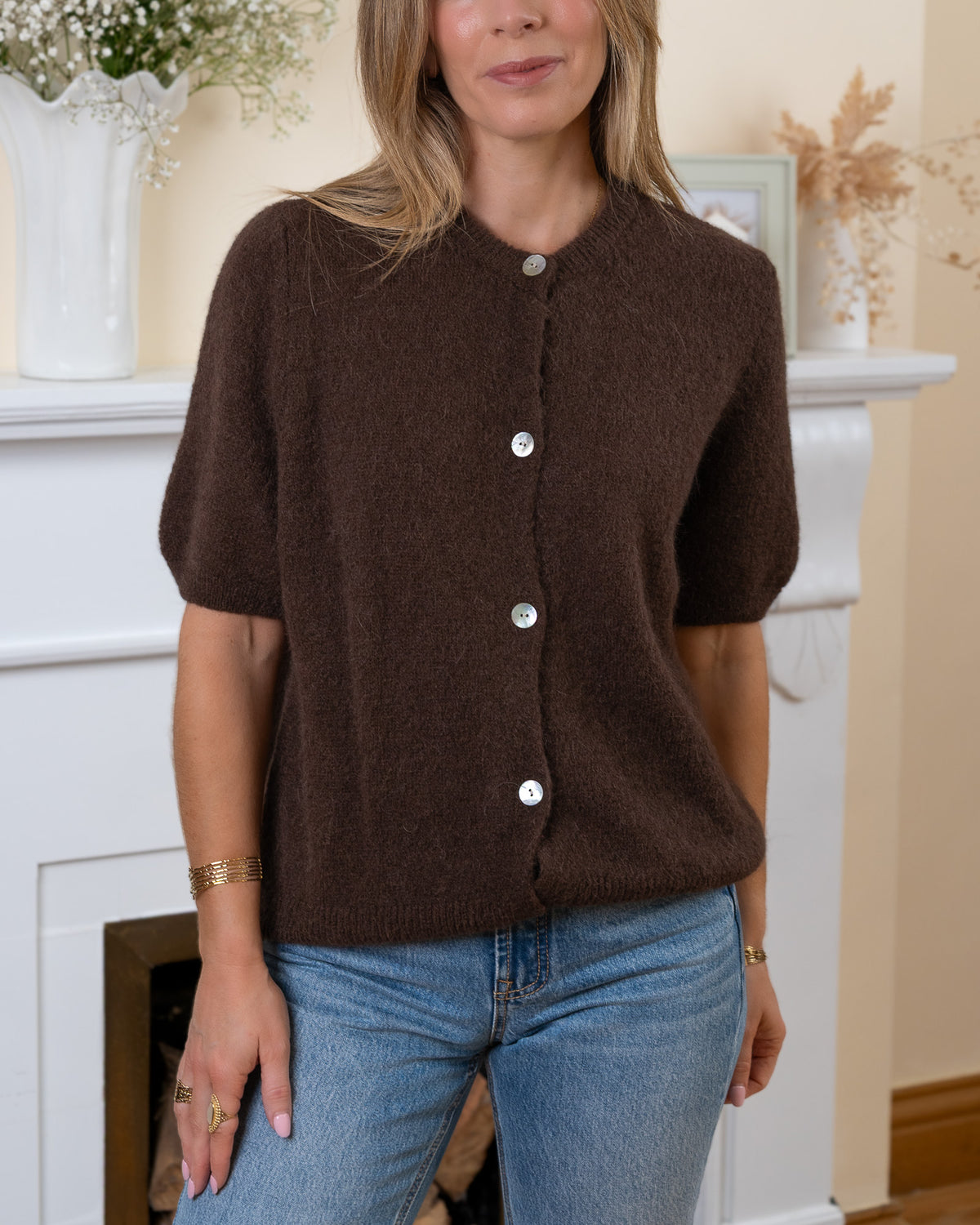 Chocolate Anna Cardigan