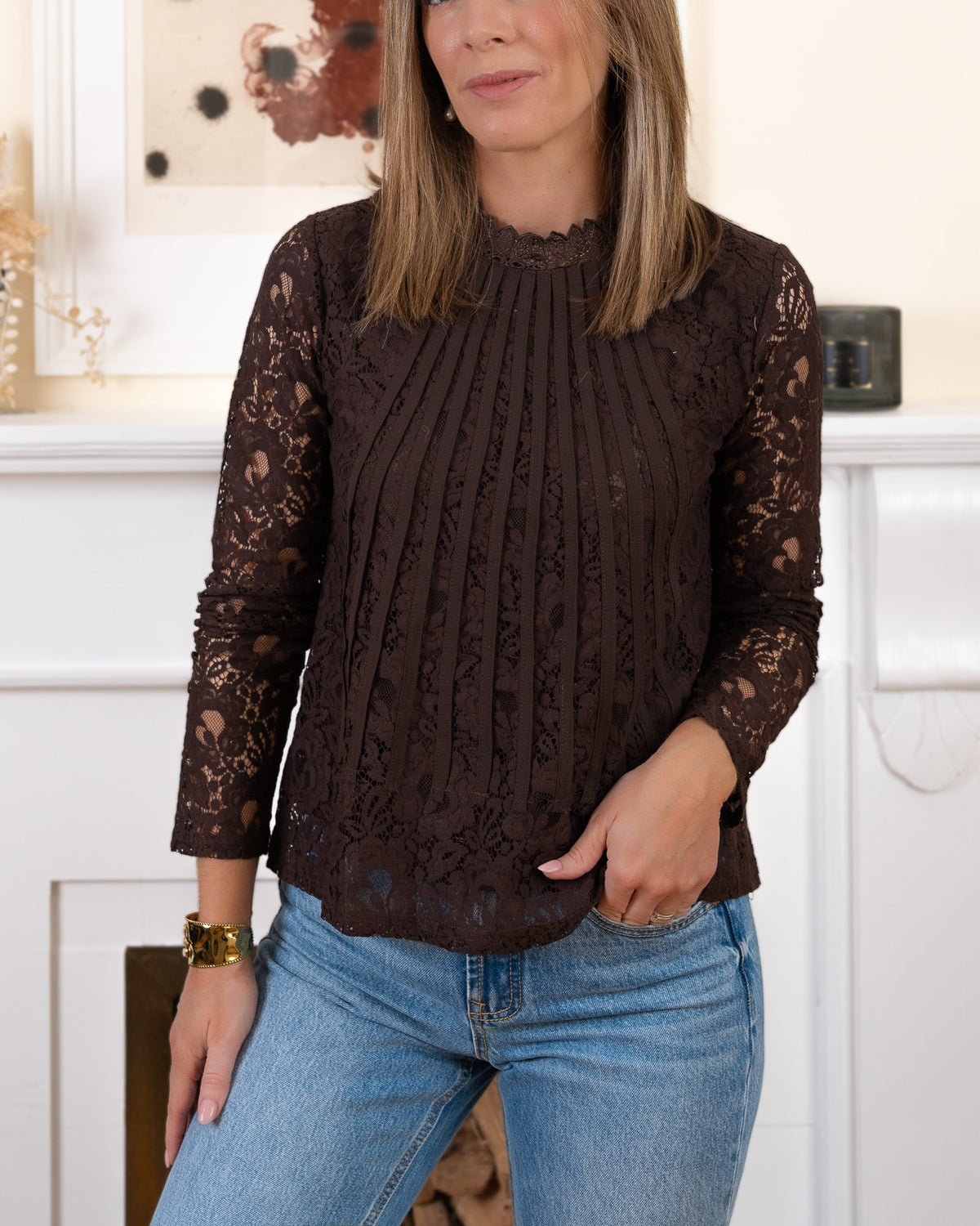 Chocolate  Caroline Top