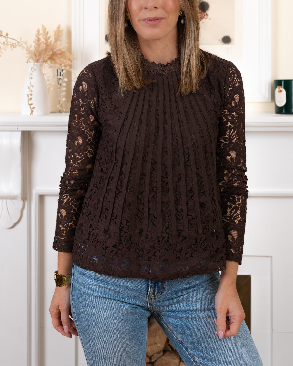 Chocolate  Caroline Top