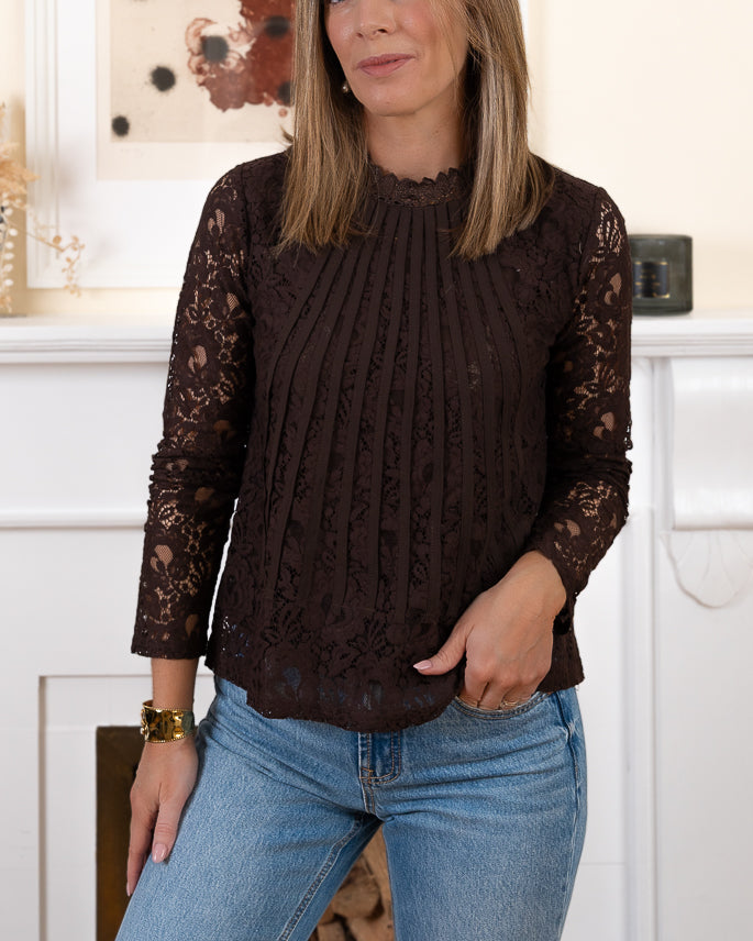 Chocolate  Caroline Top