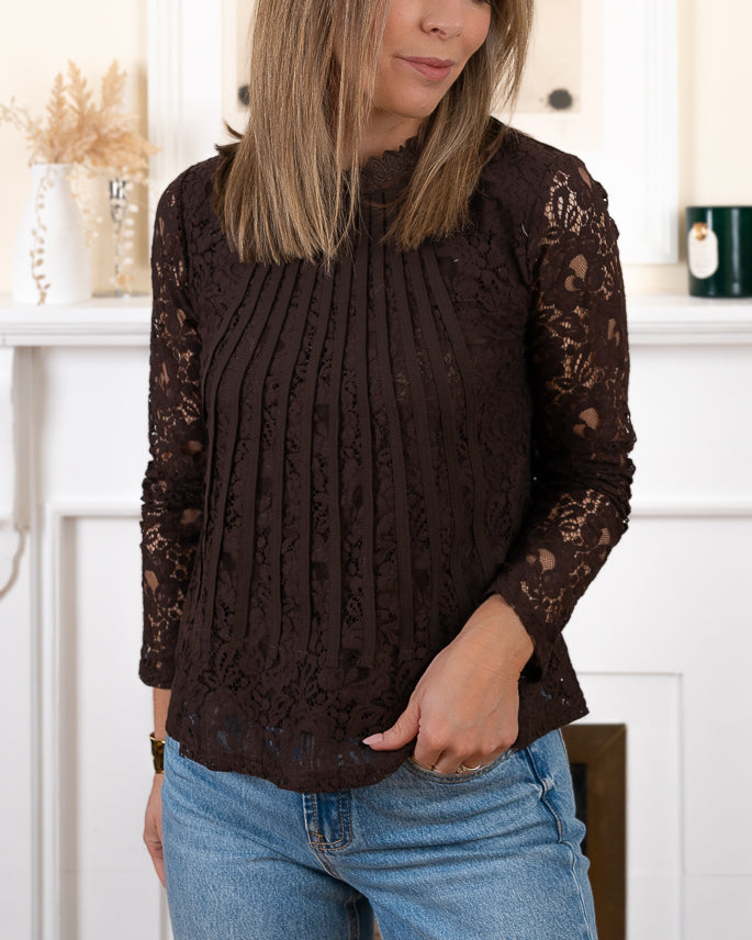 Chocolate  Caroline Top