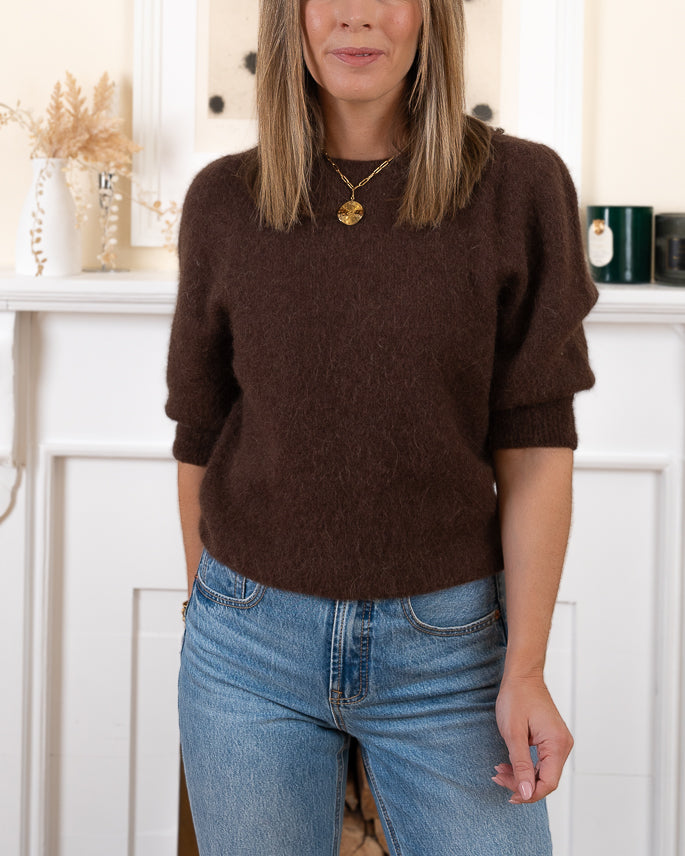 Chocolate Eleonore Alpaca Jumper