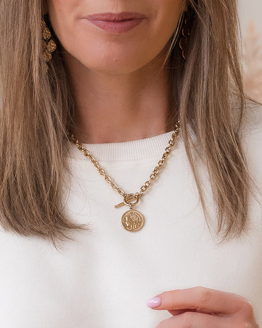 Chunky Coin Necklace
