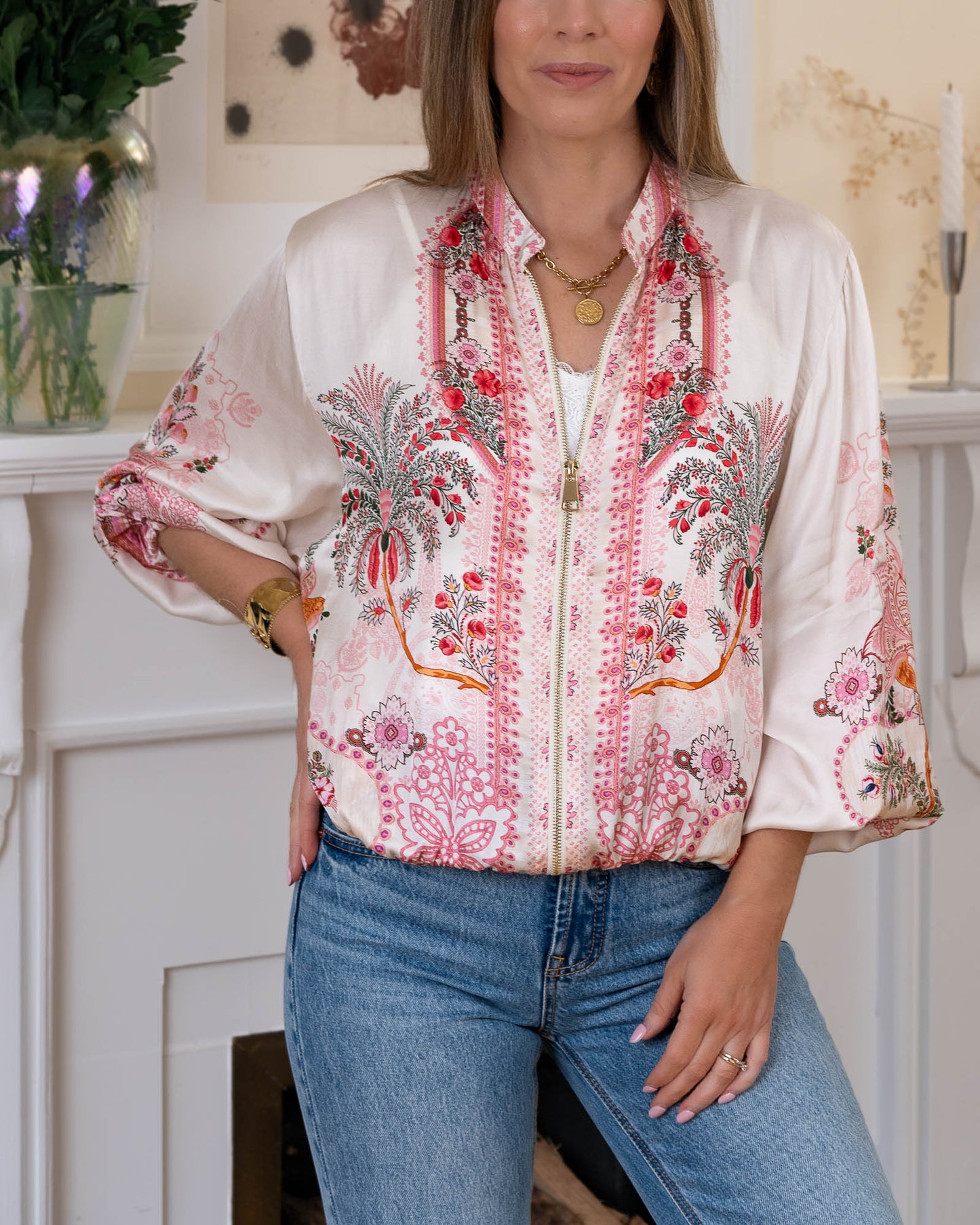 Rose Dixie Satin Jacket
