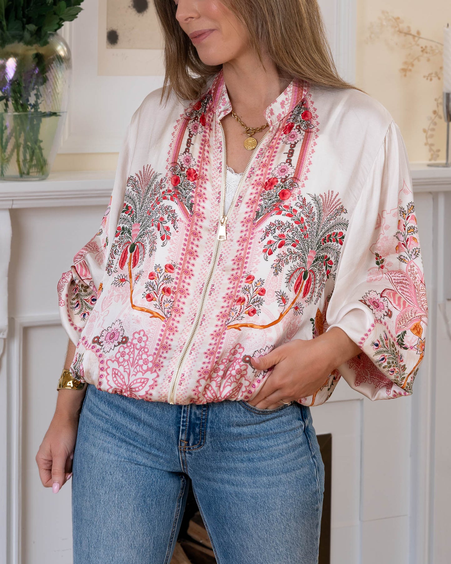 Rose Dixie Satin Jacket