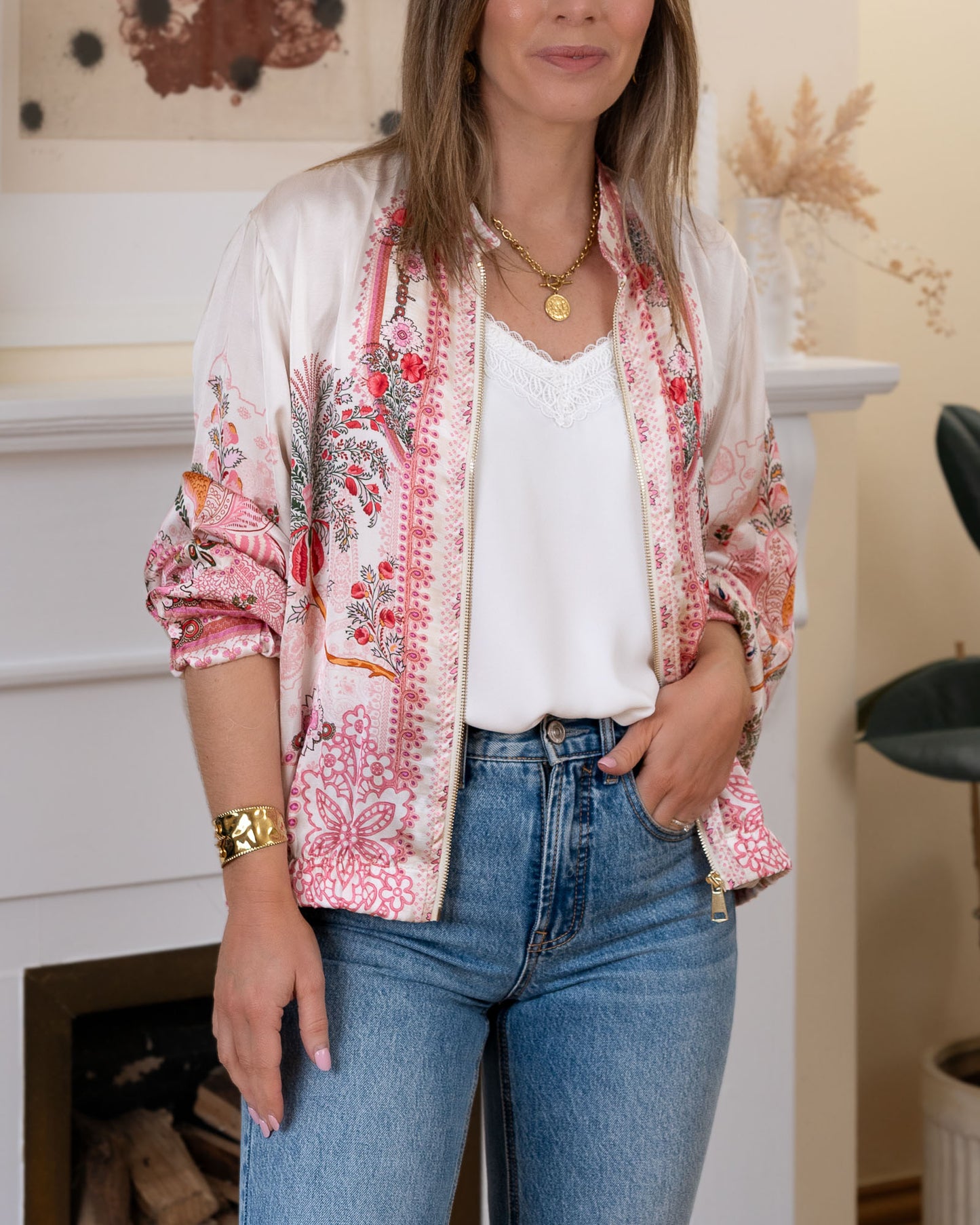 Rose Dixie Satin Jacket