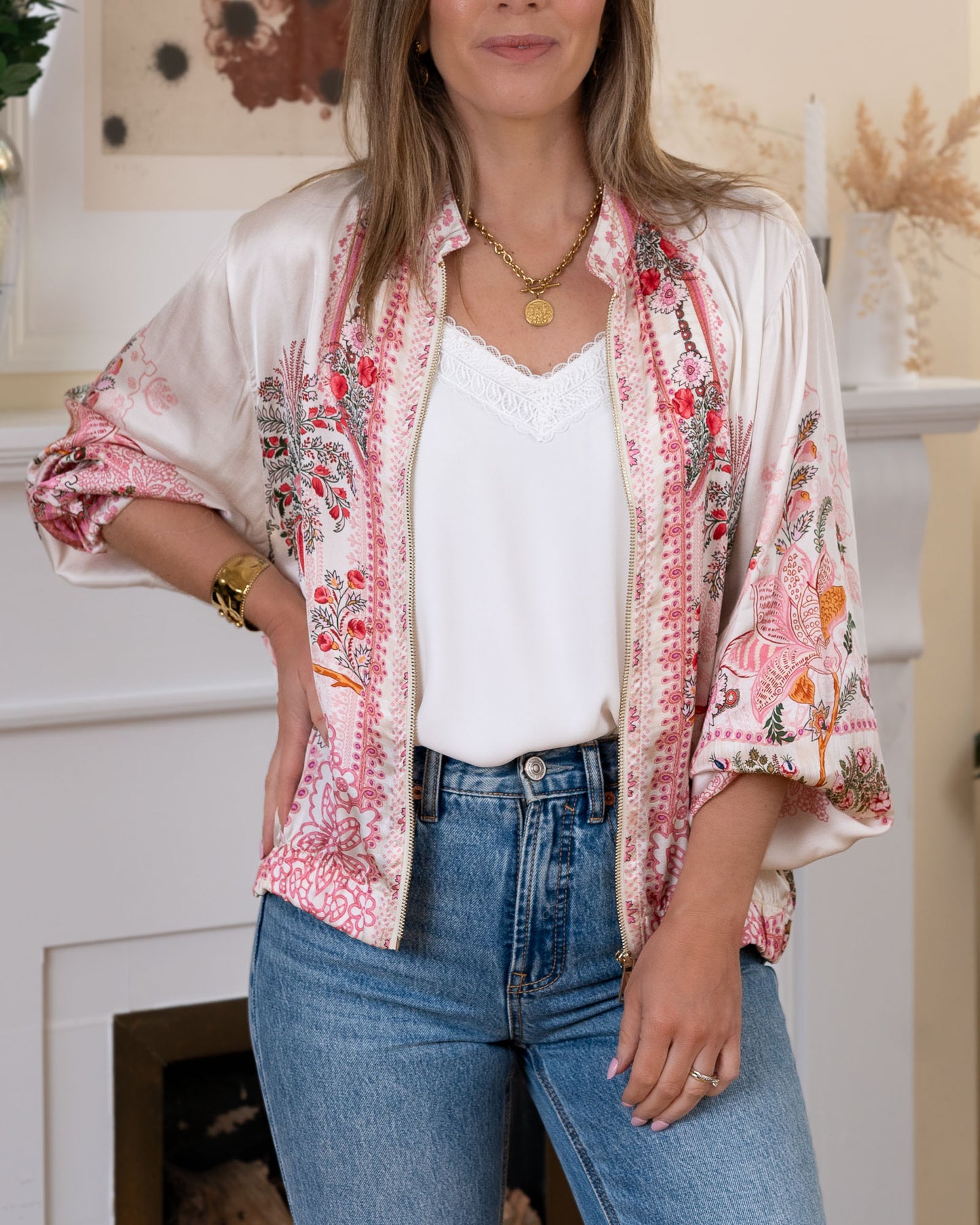 Rose Dixie Satin Jacket