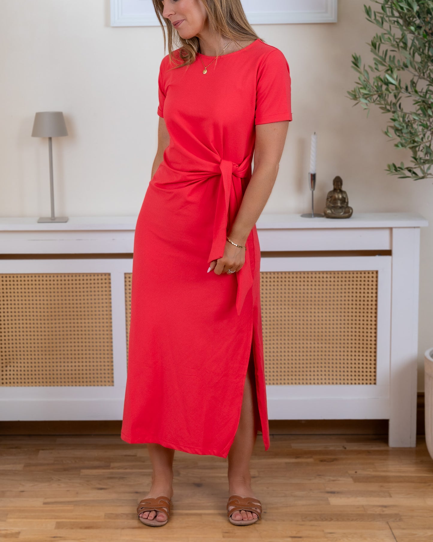 Coral Ollie Dress