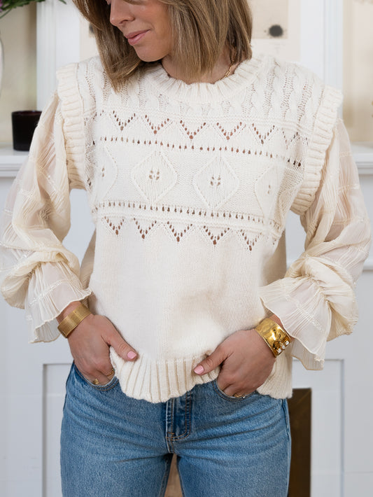 Cream Max Jumper