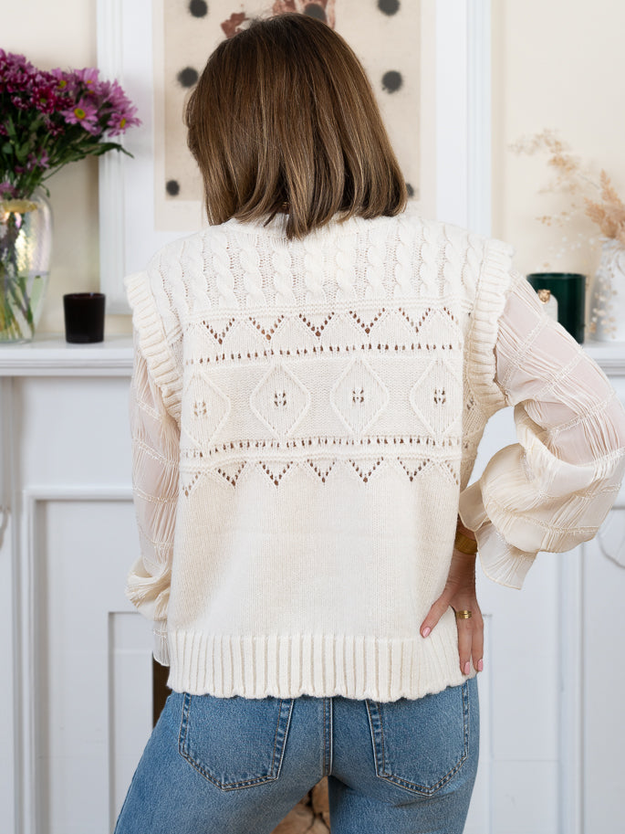 Cream Max Jumper