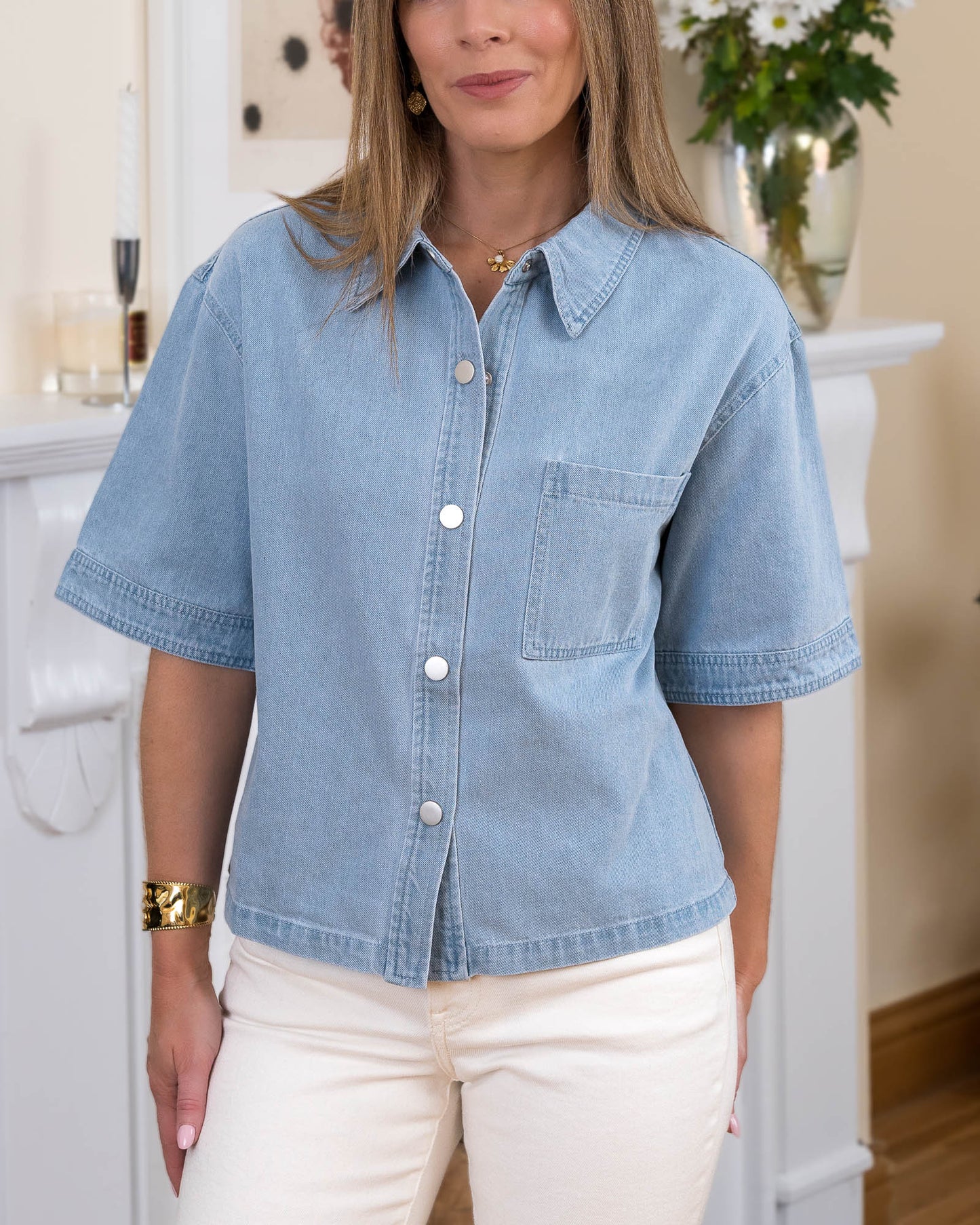 Light Denim Jonas blouse