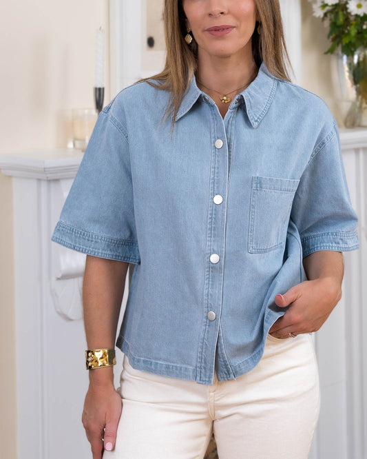 Light Denim Jonas blouse