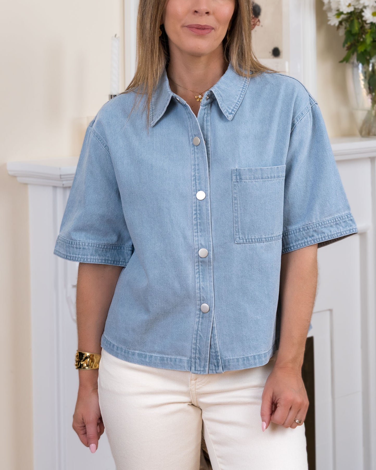 Light Denim Jonas blouse