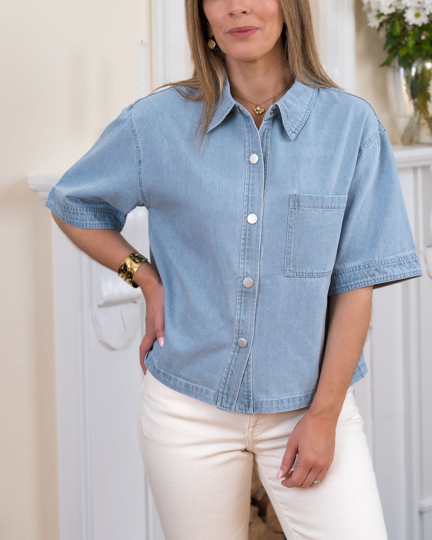 Light Denim Jonas blouse