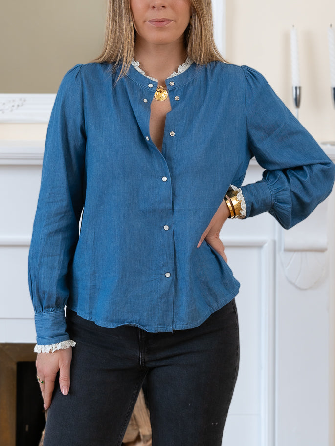 Denim Michelle Blouse