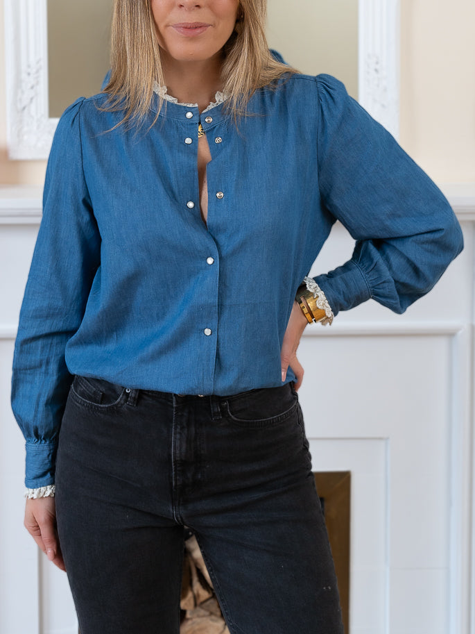 Denim Michelle Blouse