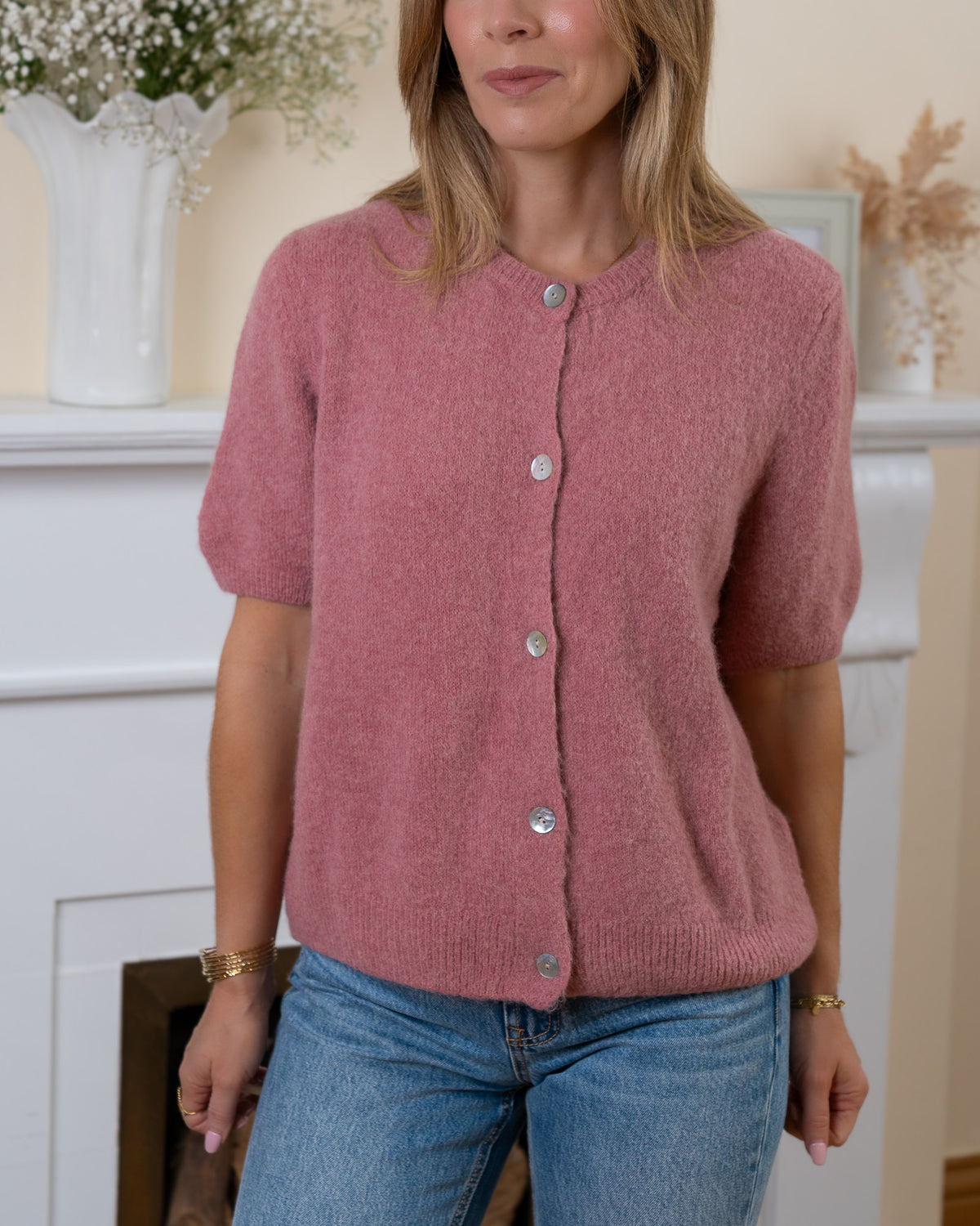 Dusty Pink Anna Cardigan