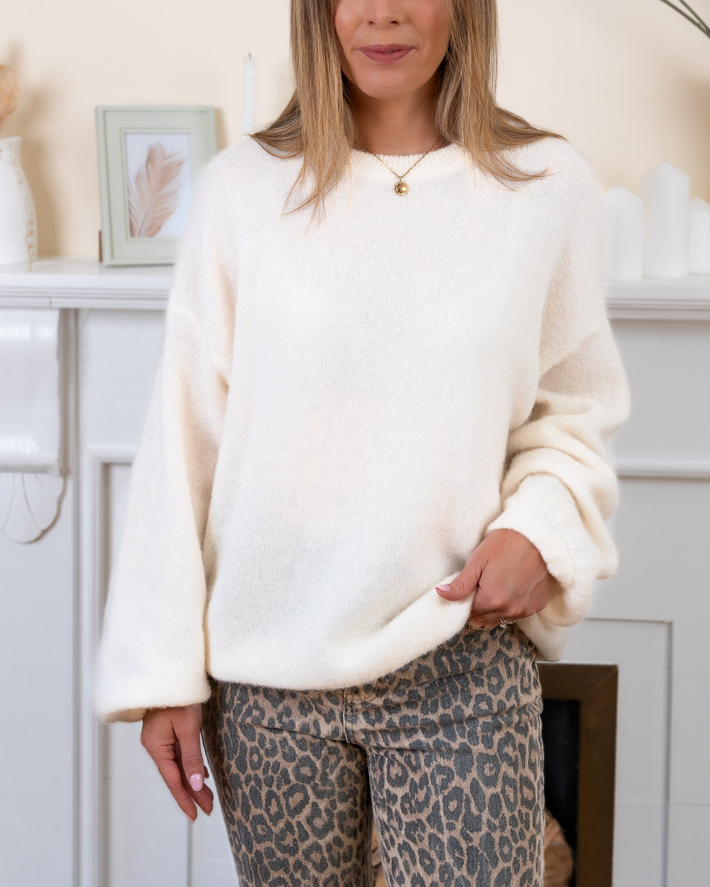Ecru Adele Alpaca Jumper
