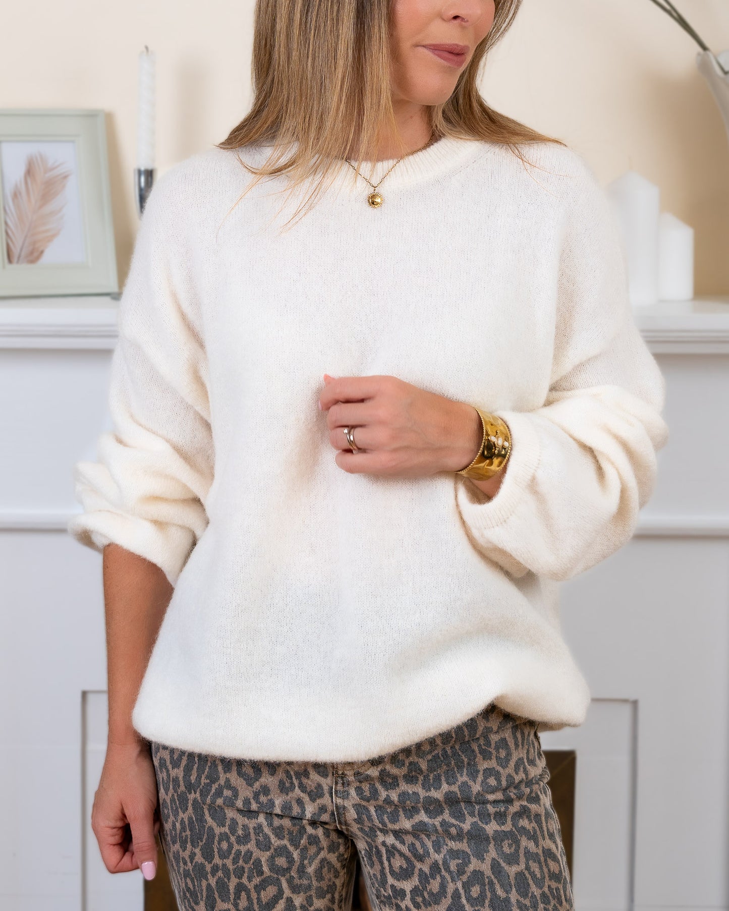 Ecru Adele Alpaca Jumper