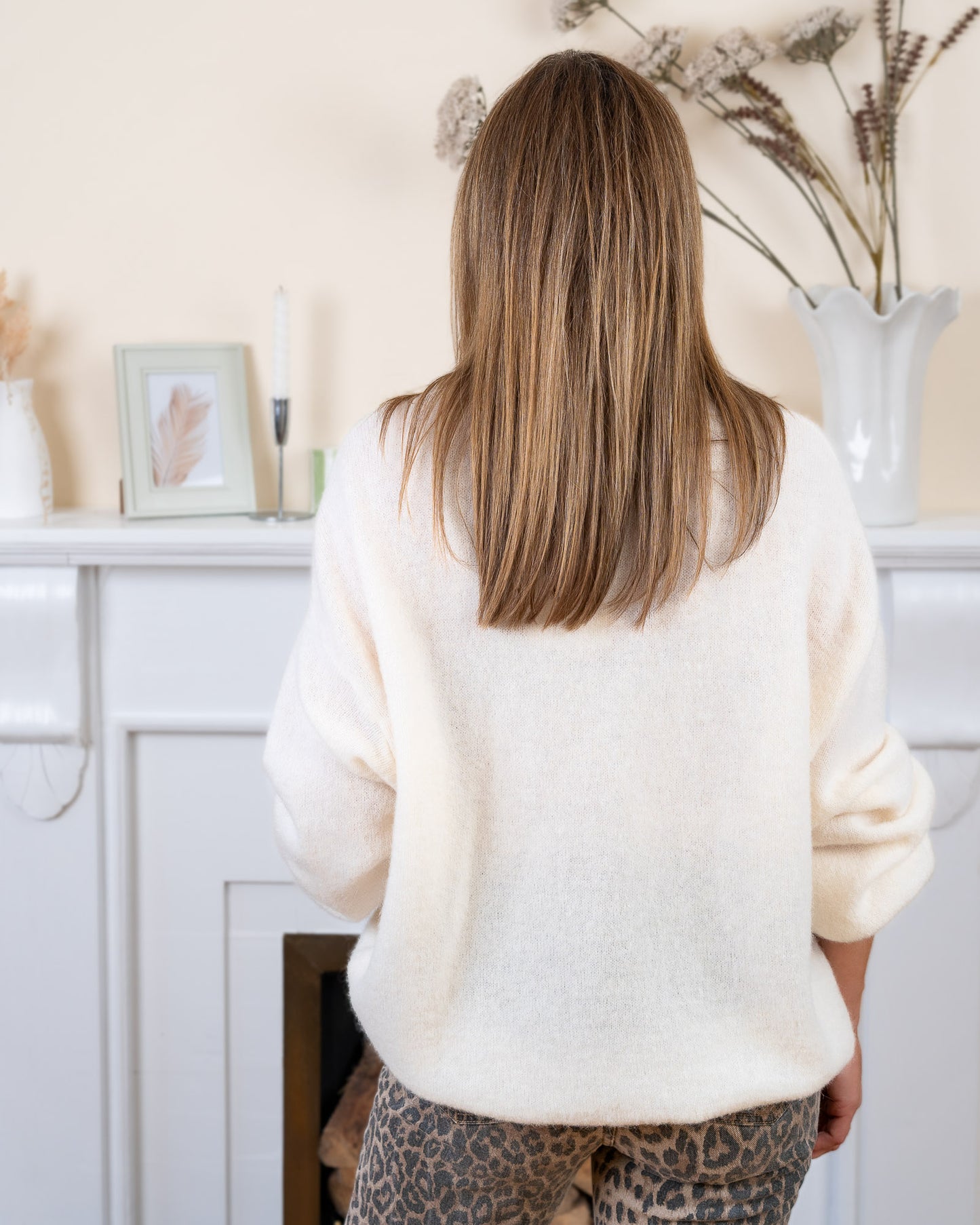 Ecru Adele Alpaca Jumper